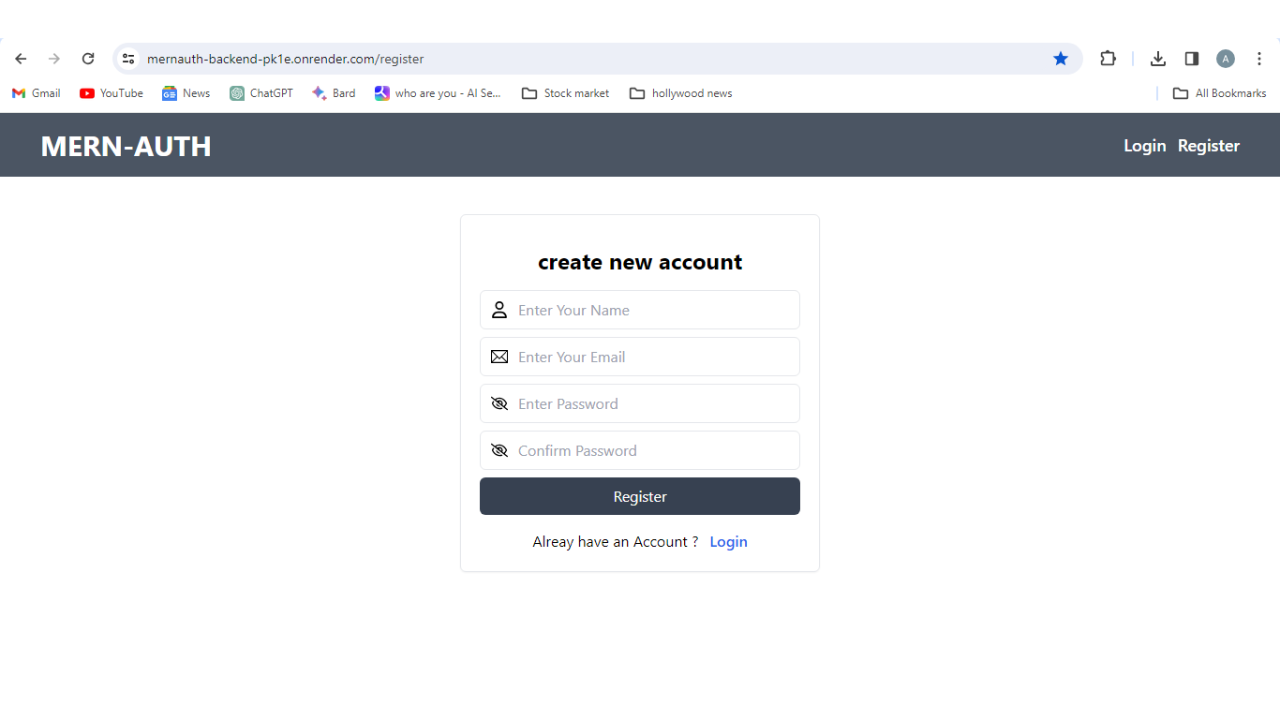 MERN Authentication